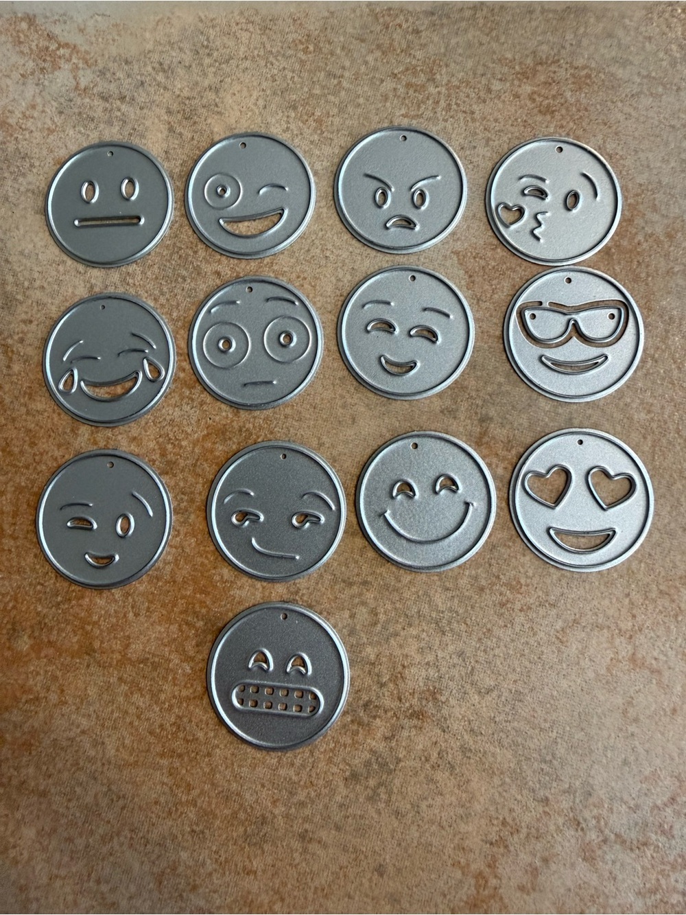 Metal Cutting Dies - emoji faces
